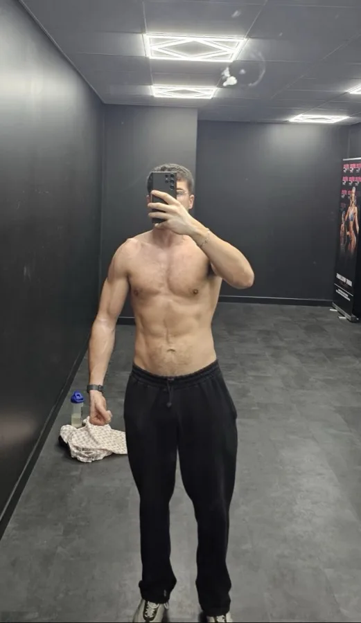 The same client after coaching, weighing 69kg